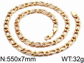 SS Gold-Plating Necklace