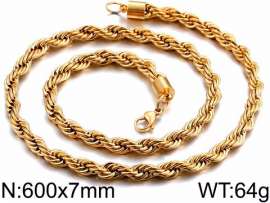 SS Gold-Plating Necklace
