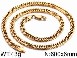 SS Gold-Plating Necklace