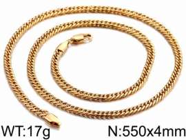 SS Gold-Plating Necklace