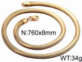 SS Gold-Plating Necklace