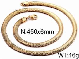 SS Gold-Plating Necklace