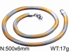 SS Gold-Plating Necklace