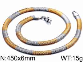 SS Gold-Plating Necklace