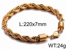 Stainless Steel Gold-plating Bracelet
