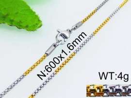 Staineless Steel Small Gold-plating Chain