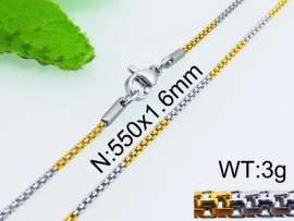 Staineless Steel Small Gold-plating Chain