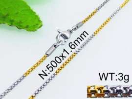 Staineless Steel Small Gold-plating Chain