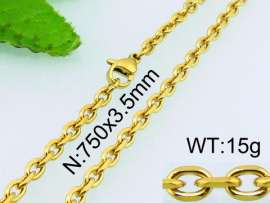 Staineless Steel Small Gold-plating Chain