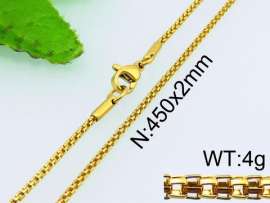 Staineless Steel Small Gold-plating Chain