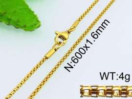 Staineless Steel Small Gold-plating Chain