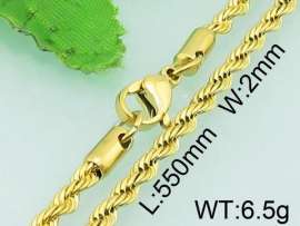 SS Gold-Plating Necklace