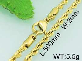 SS Gold-Plating Necklace