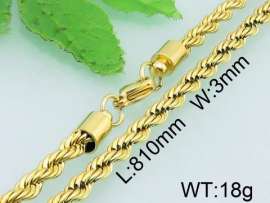 SS Gold-Plating Necklace