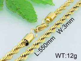 SS Gold-Plating Necklace