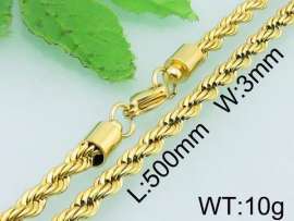 SS Gold-Plating Necklace