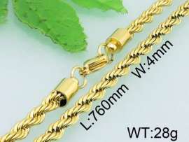 SS Gold-Plating Necklace