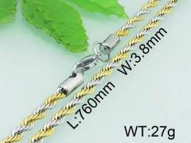 SS Gold-Plating Necklace