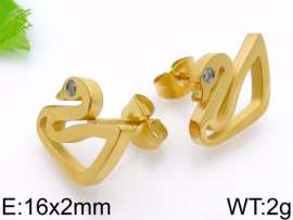 SS Gold-Plating Earring