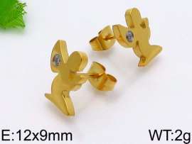 SS Gold-Plating Earring