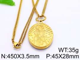 SS Gold-Plating Necklace