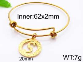 Stainless Steel Gold-plating Bangle