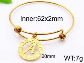 Stainless Steel Gold-plating Bangle