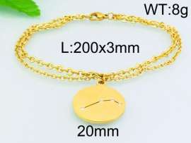 Stainless Steel Gold-plating Bracelet