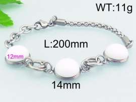 Stainless Steel Stone Bracelet