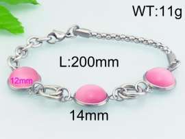 Stainless Steel Stone Bracelet