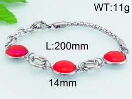 Stainless Steel Stone Bracelet