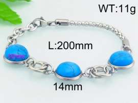 Stainless Steel Stone Bracelet