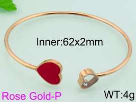 Stainless Steel Rose Gold-plating Bangle