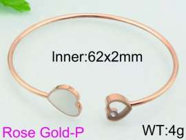 Stainless Steel Rose Gold-plating Bangle