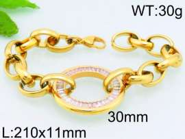 Stainless Steel Gold-plating Bracelet