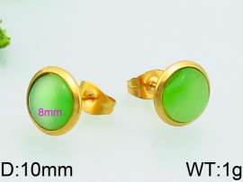 Stainless Steel Stone&Crystal Earring