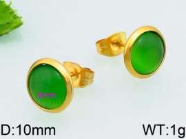 Stainless Steel Stone&Crystal Earring