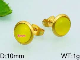 Stainless Steel Stone&Crystal Earring