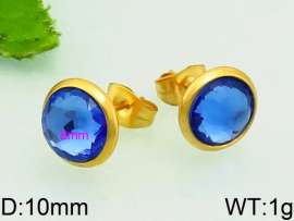 Stainless Steel Stone&Crystal Earring