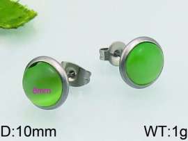 Stainless Steel Stone&Crystal Earring