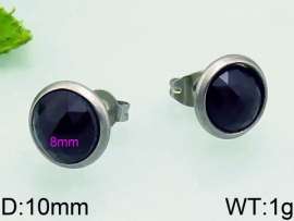 Stainless Steel Stone&Crystal Earring