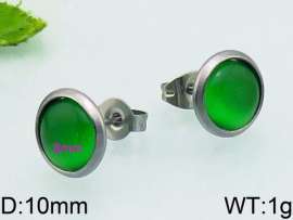 Stainless Steel Stone&Crystal Earring