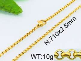 Staineless Steel Small Gold-plating Chain