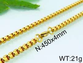 SS Gold-Plating Necklace