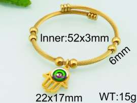 Stainless Steel Wire Bangle