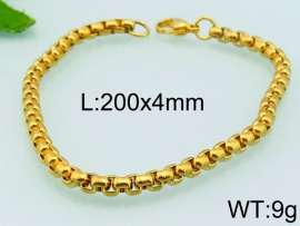 Stainless Steel Gold-plating Bracelet