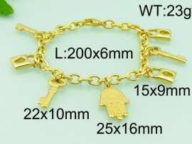 Stainless Steel Gold-plating Bracelet
