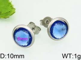 Stainless Steel Stone&Crystal Earring