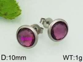 Stainless Steel Stone&Crystal Earring