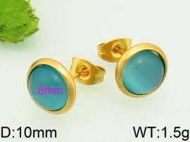 Stainless Steel Stone&Crystal Earring